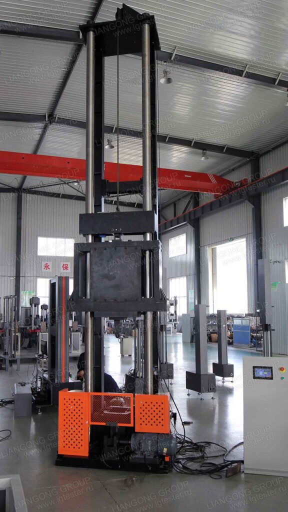 Копер для испытания падающим грузом (DWTT) материалов трубопроводов 14 JL 30000 в производстве1WM